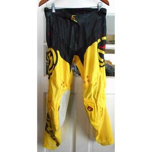 MOOSE RACING SAHARA MOTOCROSS PANT Size 32 US UK 32 EUR 48 Yellow Black Great Co